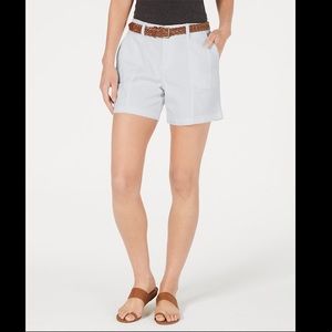 STYLE&CO BELTED UTILITY POCKET SHORT
